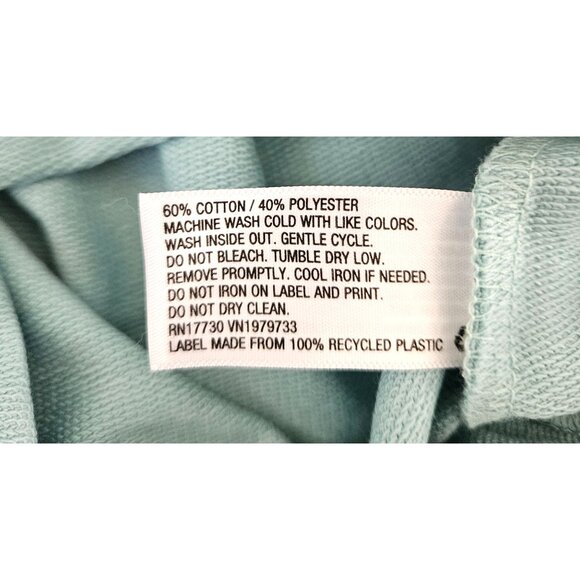 Latino Heritage Month "Hola" Crewneck Unisex Sweatshirt Size XS Mint Green Casua - Picture 8 of 8